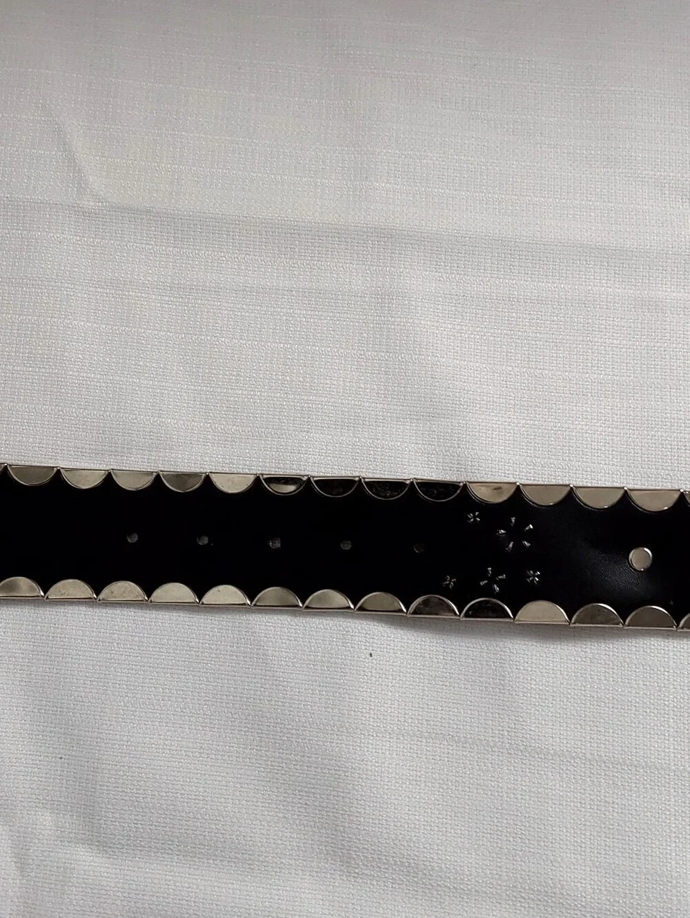 Studded Black Western Buckle Belt